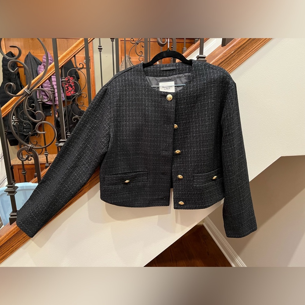 Abercrombie and Fitch Cropped Lady Jacket Size M